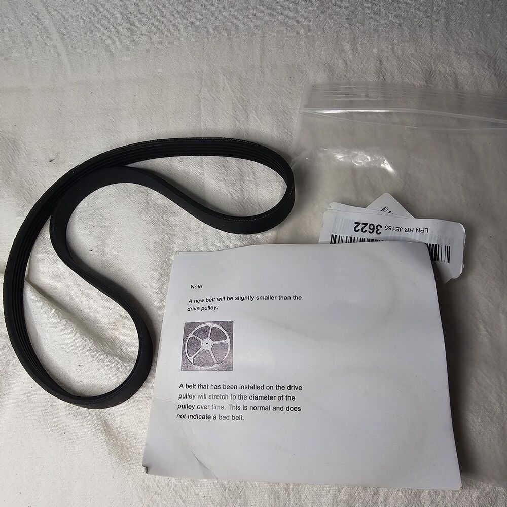 GE Washer Drive Belt OEM Part WH01X27538